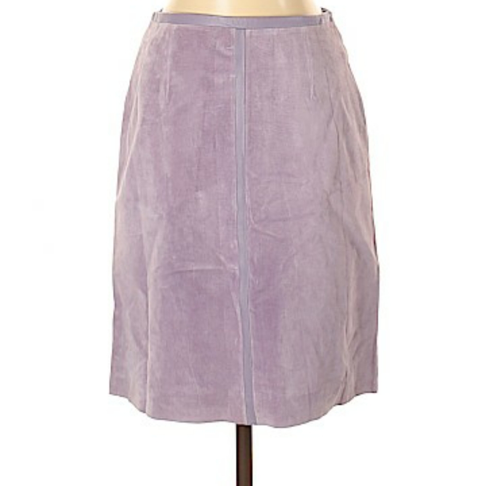 Margaret Godfrey Leather Skirt